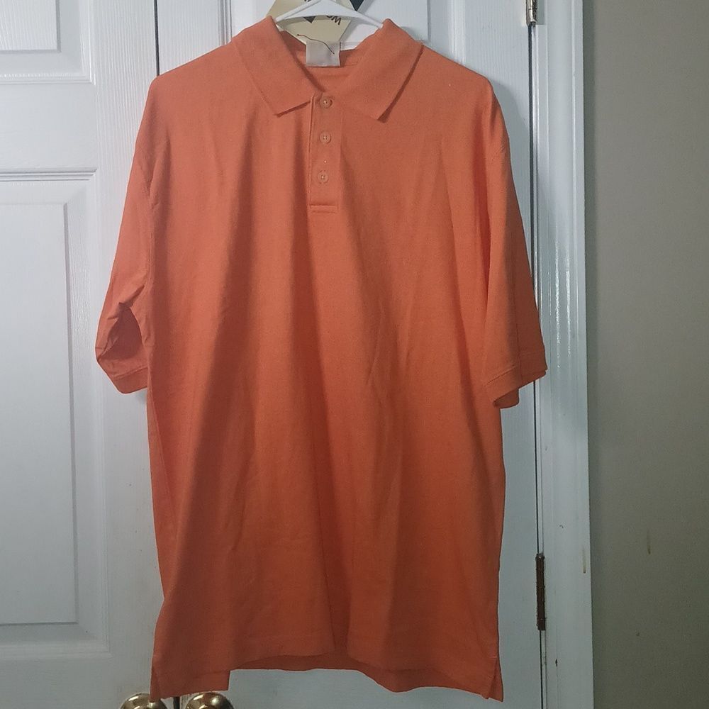 Woolrich men's orange polo casual shirt Sz M NWT